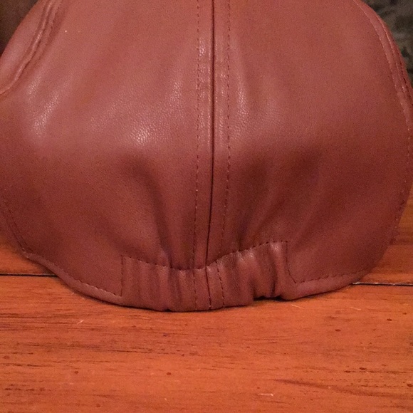 Newsboy Hat Faux Leather - Picture 6 of 7